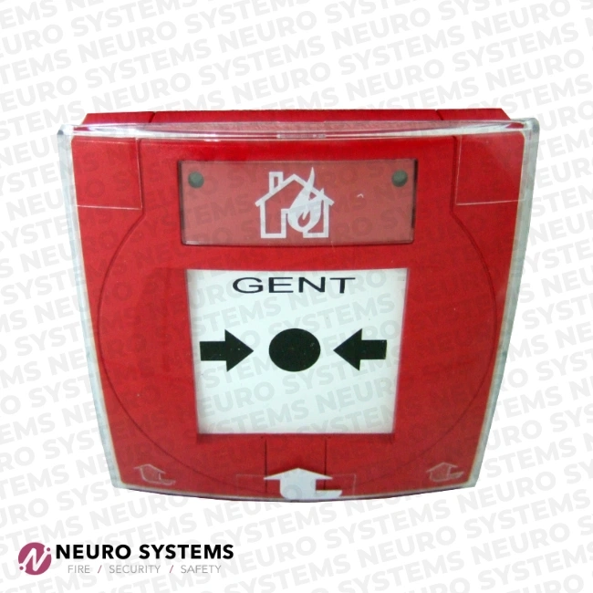 Gent S4-34845 | Manual Call Point with Protective Cover & Resettable Element w/ Protective Cover Gent S4-34845 | Resettable Element w/ Protective Cover